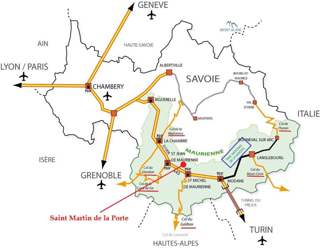 Gite Le Bec D'Aigle 2 Pers Saint-Martin-de-la-Porte 外观 照片